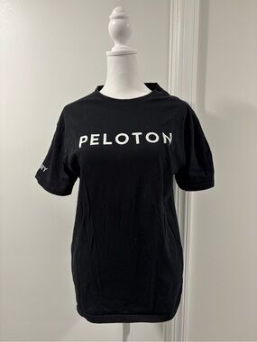 Peloton Black Crewneck Tee